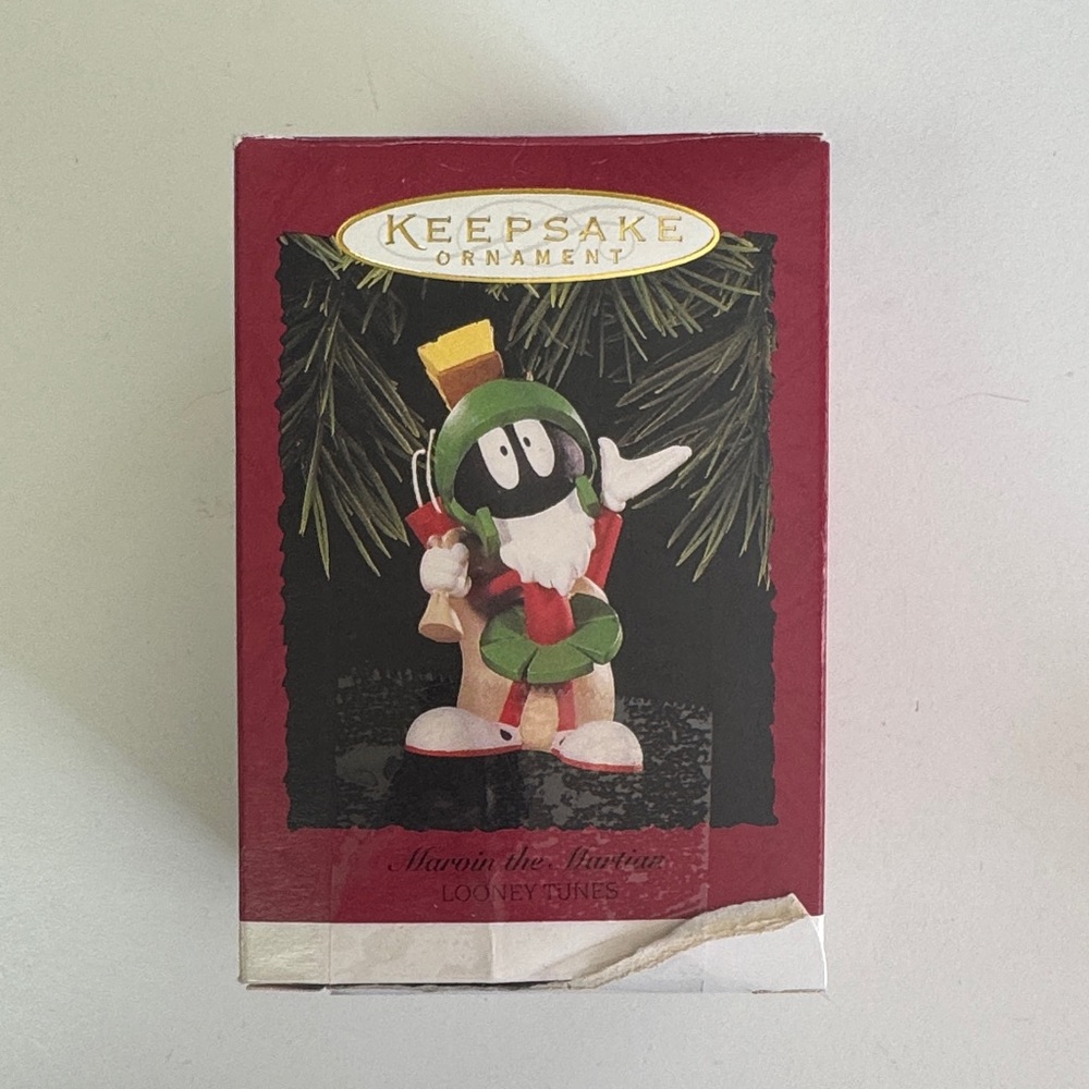 Vintage Hallmark Keepsake Ornament with Marvin the Martian